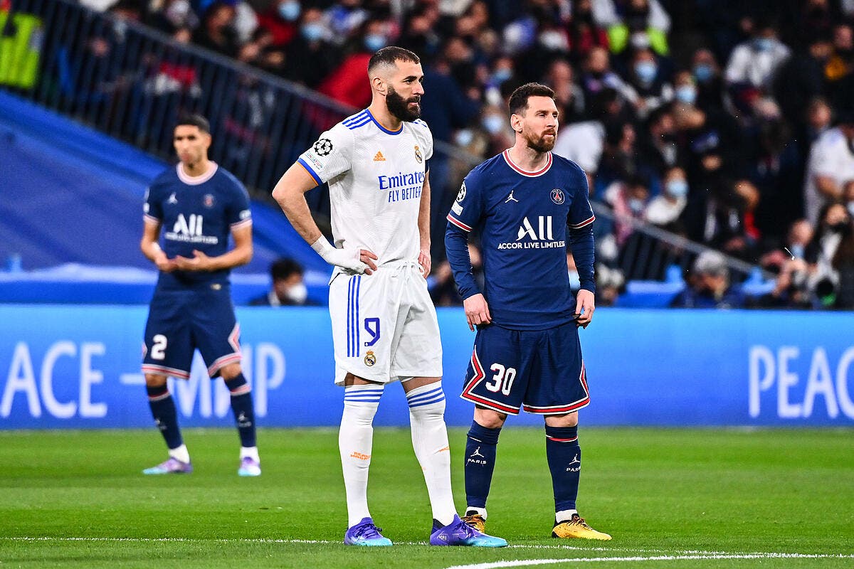 Football Ligue Des Champions Lionel Messi Au Dessus De Benzema La