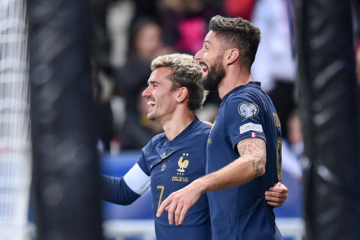 Edf Giroud Et Griezmann Malmen S En France A L Coeure Foot