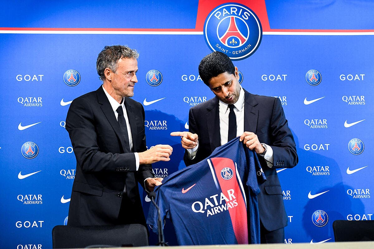 Luis Enrique Vs Nasser Al Khela Fi Premier Clash Au Psg Foot