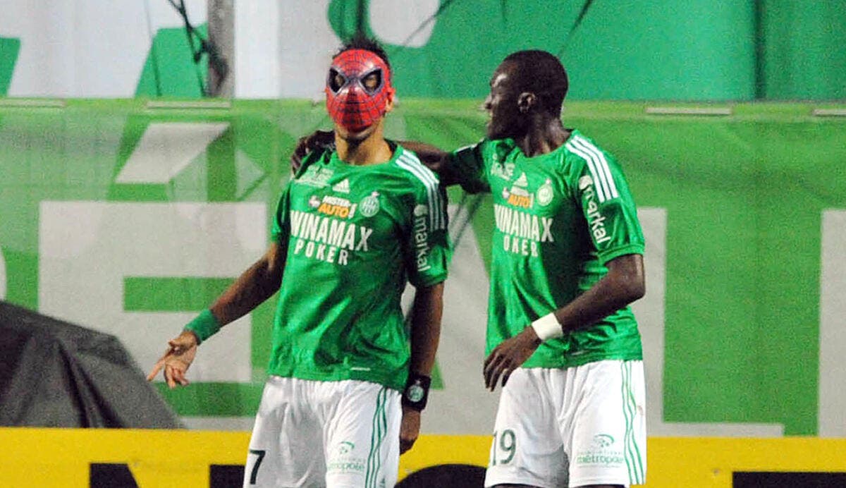 Aubameyang en Spiderman, c'était pour un ancien de l'ASSE - Foot 01