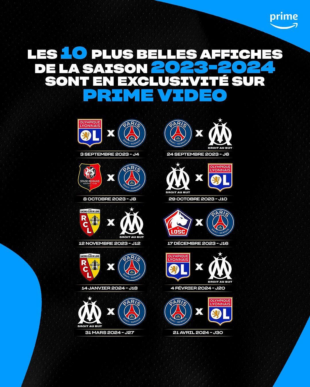 Ligue 1 : le calendrier du Paris Saint-Germain pour la saison 2023