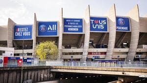 Coronavirus : Le PSG relooke le Parc des Princes, ça claque