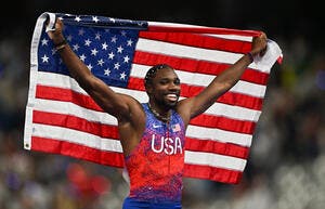 JO 2024 : Noah Lyles, le roi du 100m est supporter de l'OL !