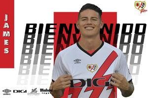 James Rodriguez s'engage au Rayo Vallecano