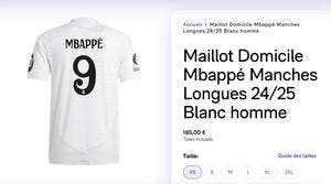 185 euros le maillot, le Real Madrid abuse avec Mbappé
