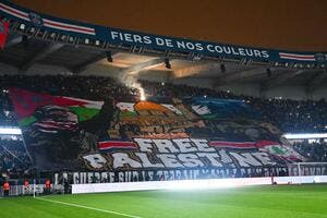 « Free Palestine », le PSG répond au tifo d'Auteuil