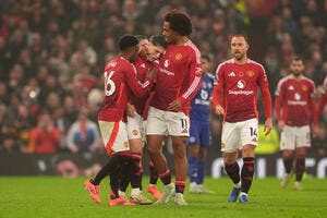 PL : Manchester United corrige Leicester et souffle un peu