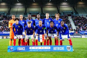 La compo des Bleuets face à l'Autriche