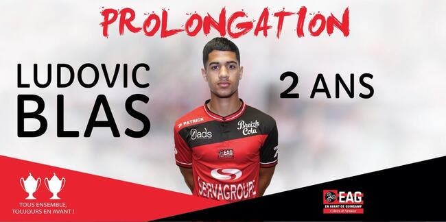 EAG : Convoité par l'OL, Blas prolonge à Guingamp