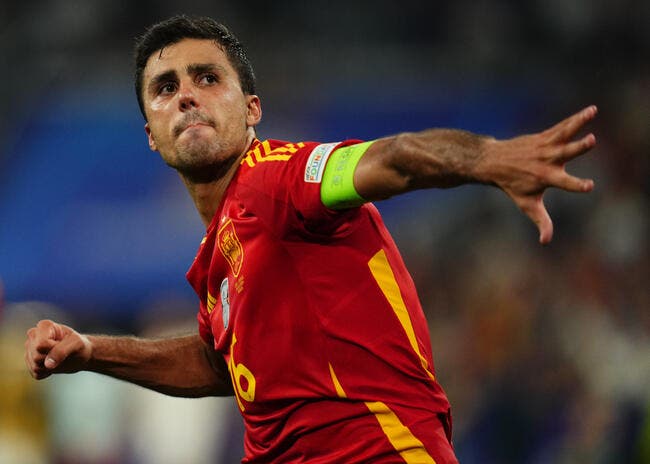 Rodri élu meilleur joueur de l'Euro 2024