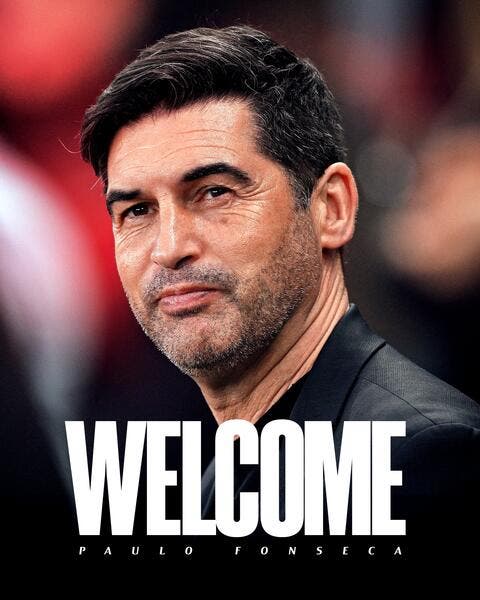 Officiel : Paulo Fonseca entraineur du Milan AC