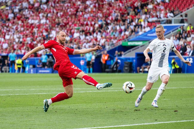 Euro 2024 : Eriksen montre l'exemple, le Danemark perd le fil