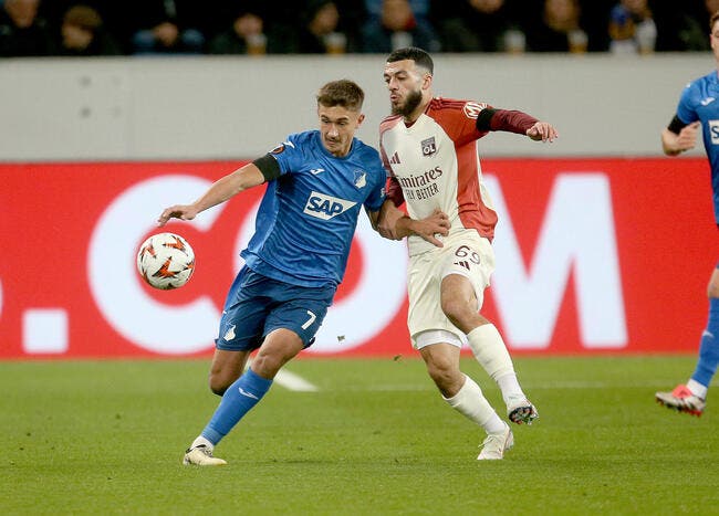 EL : L'OL lâche la victoire dans une fin de match folle à Hoffenheim