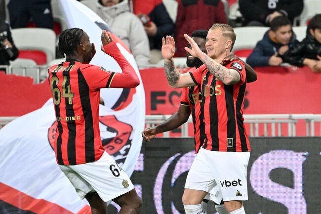 L1 : Nice renverse Strasbourg et retrouve le Top 5