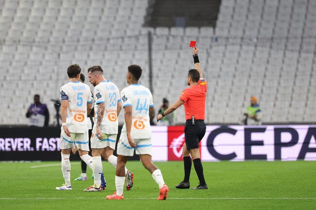 2 rouges en 5 minutes, OM-Angers dégènère