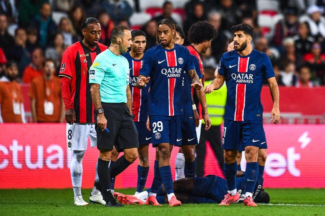 L1 : L'arbitre de Nice-PSG roule des mécaniques