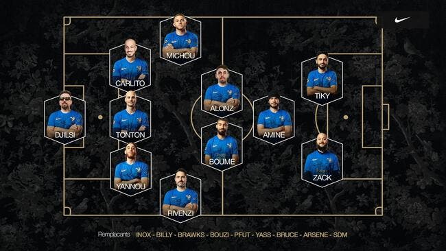 La compo de la Team France contre l'Espagne : (19h sur Twitch)