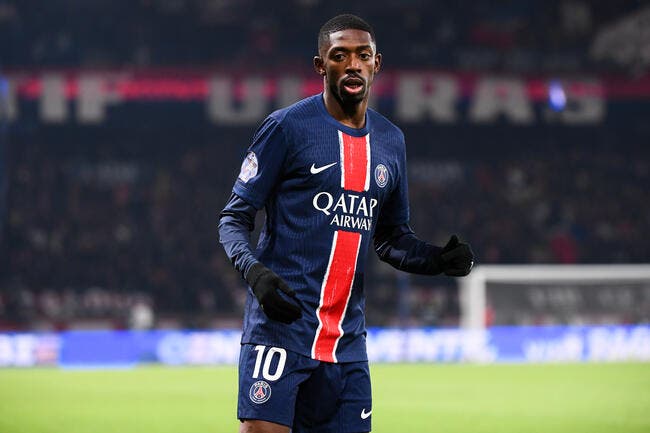 PSG : Dembélé cloué au lit, inquiétude avant Manchester City