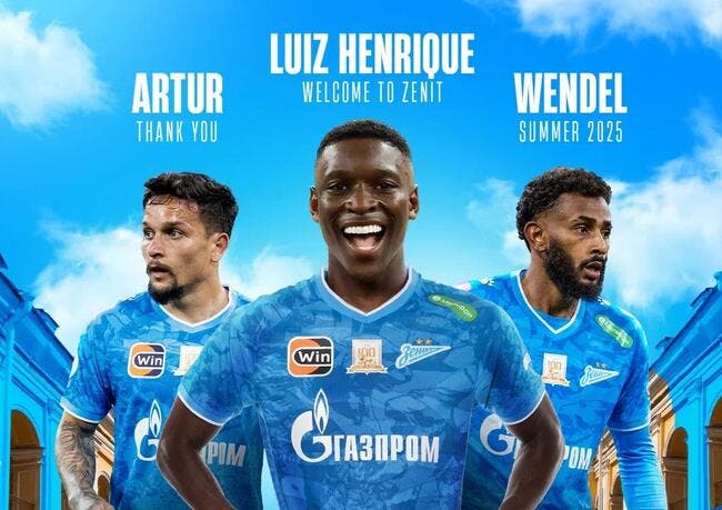 Luiz Henrique s'engage en Russie jusqu'en 2029 (officiel)