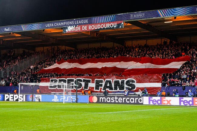 LdC : Brest-Real retardé, accueil chaud des Bretons