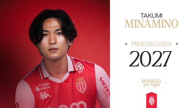 Officiel : Takumi Minamino prolonge à Monaco