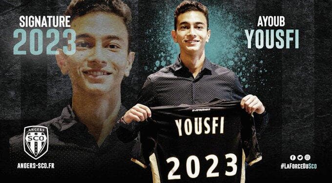  Ayoub Yousfi quitte le PSG et signe à Angers