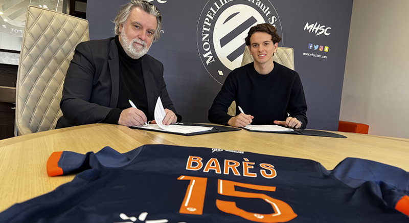  Gabriel Barès signe à Montpellier