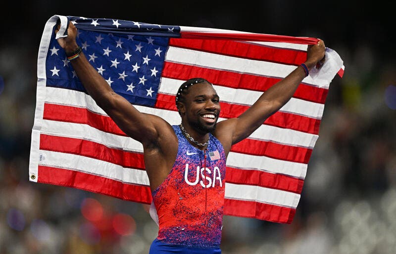  Noah Lyles, le roi du 100m est supporter de l'OL !