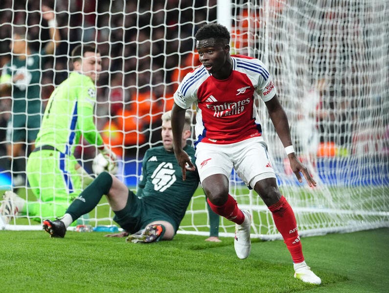  Saka et Arsenal punissent un Monaco maladroit