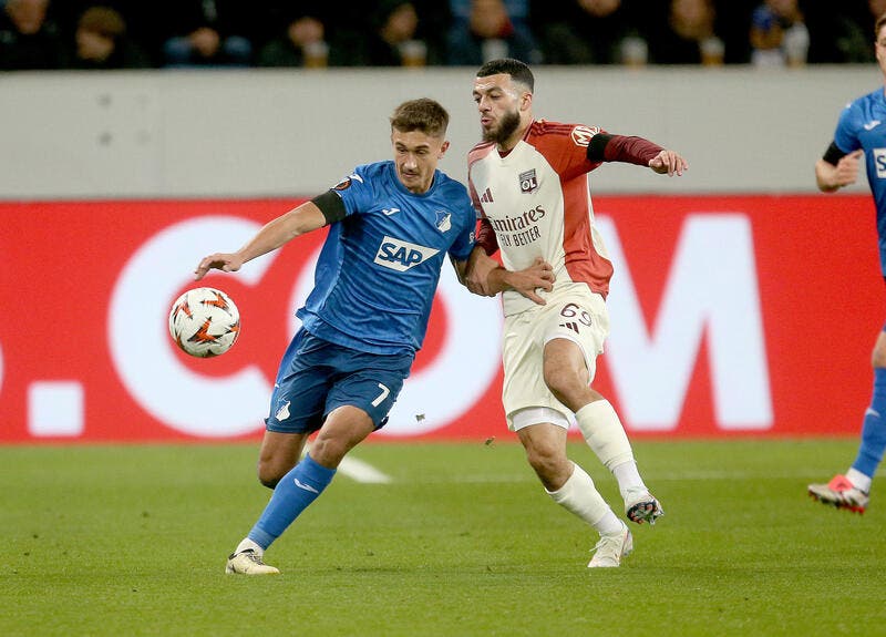  L'OL lâche la victoire dans une fin de match folle à Hoffenheim