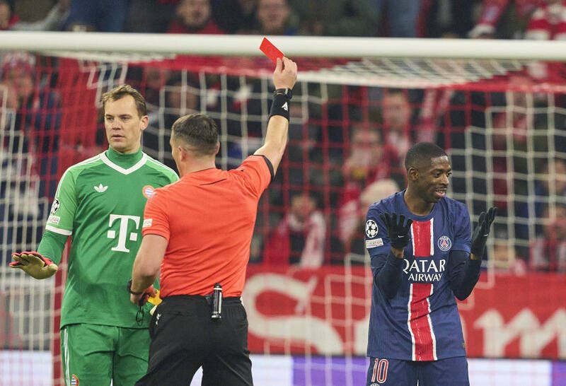  Dembélé expulsé, son frère donne raison à l'arbitre